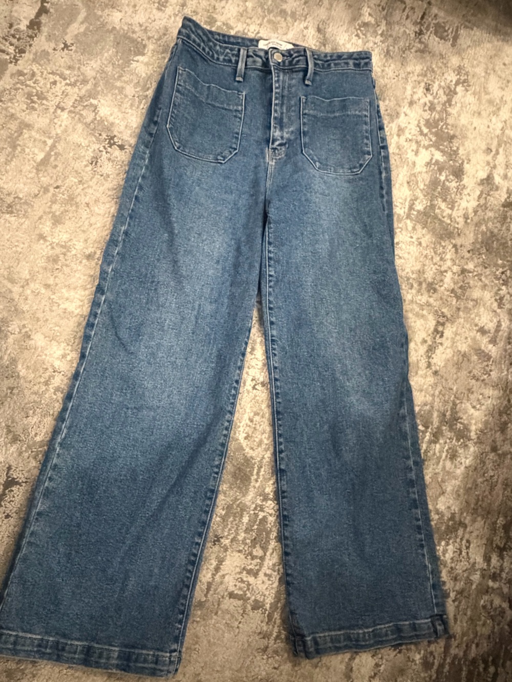 Just Black Women’s Straight-Leg Denim Jeans - Medium Blue Wash